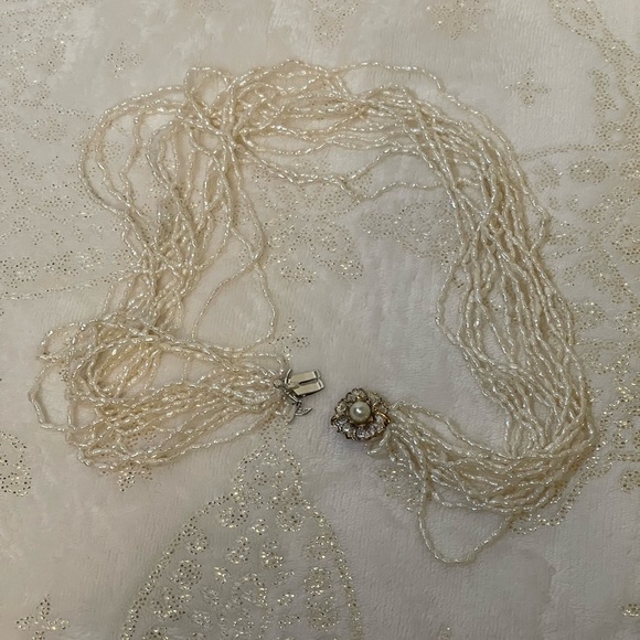 GENUINE fresh water pearl flower pendant necklace - Picture 12 of 12